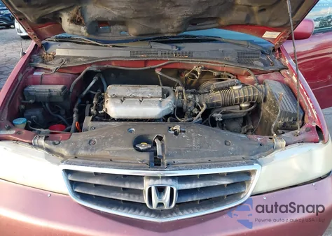 2002 Honda Odyssey Ex z USA, uszkodzony, nr VIN 5FNRL186328015965